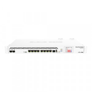 Cloud Core Router, 2 x SFP+, 8 x Gigabit, RouterOS L6, 1U - MikroTik CCR1036-8G-2S+EM