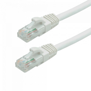 Patch cord Gigabit UTP cat6, LSZH, 5.0m, alb - ASYTECH Networking TSY-PC-UTP6-5M-W