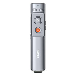 Prezentator wireless Baseus Orange Dot (laser roșu) (versiunea cu acumulator) gri