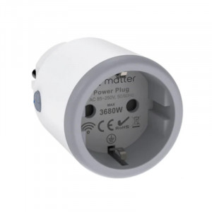 Priză WiFi Smart Plug Matter cu monitor de putere