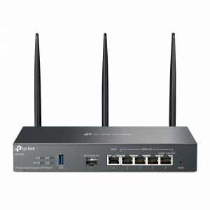 Router VPN, Wi-Fi 6, AX3000, 1 x SFP Gigabit, 5 x RJ45 Gigabit, 1 x USB - TP-Link Omada ER706W