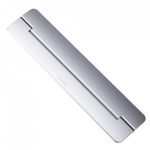 Suport/Stand laptop Baseus din aluminiu cu autoadeziv - argintiu