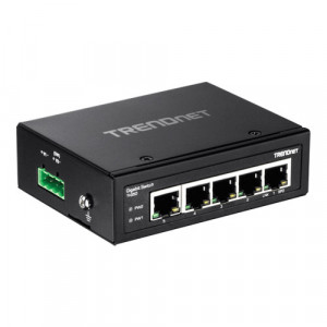 Switch industrial 5 porturi Gigabit DIN-Rail - TRENDnet TI-G50