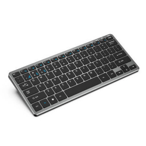 Tastatură fără fir Inphic V780B Bluetooth + 2.4G (gri)