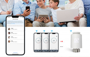 Termostat inteligent pentru calorifer Avatto TRV06 Zigbee 3.0 TUYA resigilat