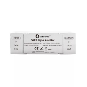 Amplificator de semnal Gledopto WLED – digital, 5–48 V CC (GL-BS-001WL)