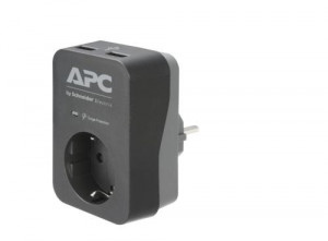 APC Essential SurgeArrest 1 Outlet 2 USB