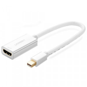 Cablu adaptor Mini DisplayPortUgreen 4K HDMI (mama) - (tata - Thunderbolt 2.0) alb