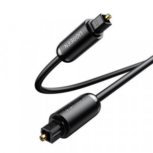 Cablu optic audio Toslink UGREEN AV122 împletit cu aluminiu, 1m