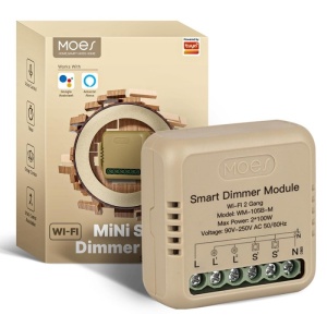 Dimmer/variator dublu WiFi Moes Tuya