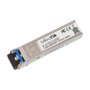 Modul SFP, 1.25G, Dual LC MM, 20km, 1310nm - Mikrotik S-31DLC20D