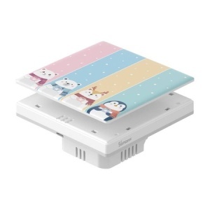 Panou frontal decorativ pentru comutatorul tactil T5 SONOFF Cartoon 4 canale