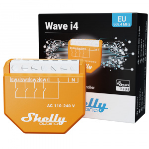Shelly WAVE i4 wireless controler de scena
