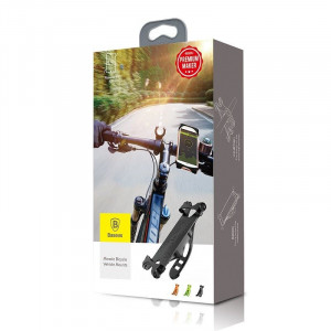 Suport pentru biciclete Baseus Miracle pentru telefoane - negru