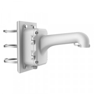 Suport stalp cu doza inclusa pentru camerele PTZ Hikvision DS-1604ZJ-BOX-POLE