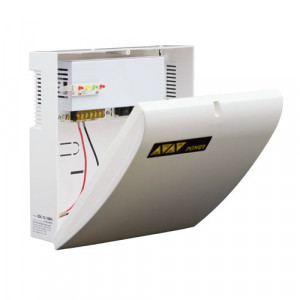 Sursa de alimentare 12V/10A, back-up in cabinet de plastic