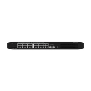 Switch 24 porturi PoE, 2 porturi SFP, Gigabit, Cloud Management - Ruijie RG-ES226GC-P
