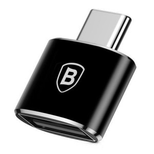 Adaptor telefon Baseus USB Type C la USB negru