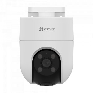 Camera IP EZVIZ de exterior, WI-Fi, Pan&Tilt, rezolutie 2K+, Audio bidirectional, distanta IR 30 metri, imagini color 24/7 CS-H8C-2K+
