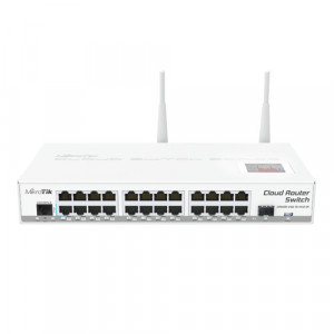 Cloud Router Switch, 24 x Gigabit, 1 x SFP, RouterOS L5 - MikroTik CRS125-24G-1S-2HnD-IN