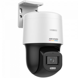 ColorVu - Camera miniPT, IP, 4MP, lentila 4.0mm, WL 30m, Audio, PoE, IP66 - HIKVISION DS-2DE2C400SCG-E