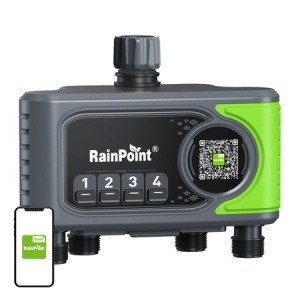Electrovalva de irigare WiFi cu 4 zone RainPoint