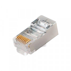 Mufa RJ-45 FTP Cat.5e, ecranata (100 buc) RJ45M-CAT5E