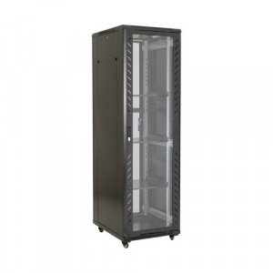 Rack podea 47U 19' 600x800, capacitate incarcare 800 Kg, negru - ASYTECH Networking ASY-47U-6080S