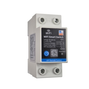 Releu inteligent Wi-Fi DIN-63A compatibil cu șină DIN, compatibil eWeLink (63A)