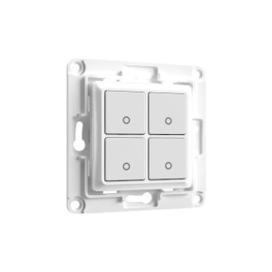 Shelly Wall Switch 4 button pentru relee – alb