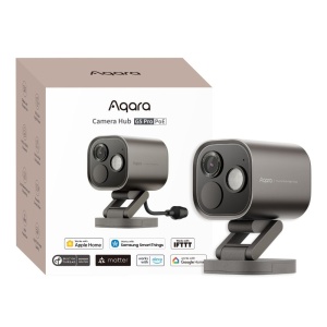 Aqara G5 Pro Camera hub, POE, HomeKit cu gateway Zigbee și Thread, gri