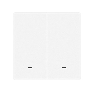 Buton wireless Zigbee TUYA 2 canale alb