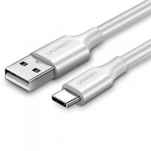 Cablu de date Ugreen USB - de tip C 480 Mbps 3 A 1 m alb