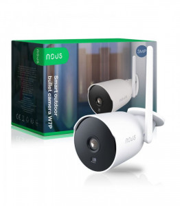CAMERA IP BULLET DE EXTERIOR SMART NOUS W7P WIFI CAMERA 3MP TUYA