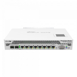 Cloud Core Router, 7 x Gigabit, 1 x combo SFP/Gigabit, 1 x SFP+, RouterOS L6, desktop - Mikrotik CCR1009-7G-1C-1S+PC