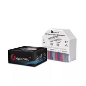 Controler inteligent pentru benzi LED Gledopto GL-C-309WL Ultra Mini cu circuit integrat Wi-Fi,