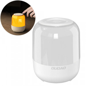 Difuzor wireless cu iluminare Bluetooth 5.0 RGB Dudao 5W 1200mAh alb
