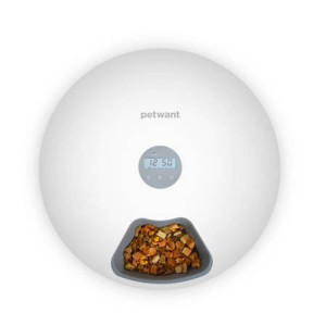 Distribuitor inteligent de alimente PetWant F6 cu 6 compartimente