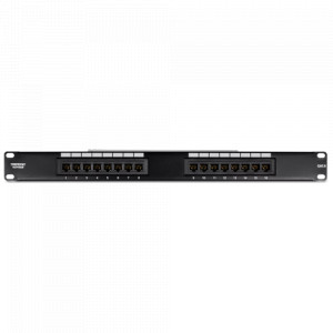 Patch Panel 16 porturi RJ45 UTP, Cat6 - TRENDnet TC-P16C6