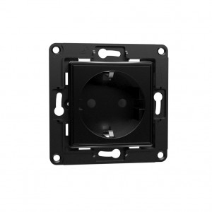 Priză Shelly EU, negru (accesoriu pentru sistemul de comutare Shelly Wall)
