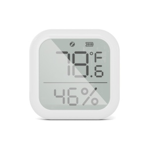 Senzor de temperatură și umiditate Zigbee Moes cu ecran LCD
