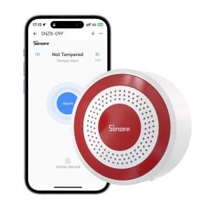 Sirenă de interior SONOFF SNZB-09P SenseGuard Zigbee