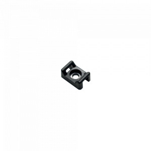 Suport plastic prindere coliere, NEGRU, 15x10x7 mm, 100 buc TAC-1-B