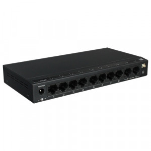 Switch 8 porturi PoE, 2 port uplink, 120W - UTEPO SF10P-FHM