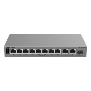 Switch L2, 10 x RJ45 1G (8 x PoE+), 1 x SFP 1G, Putere PoE 70W, Cloud Management - Ruijie Reyee RG-ES211GS-LP