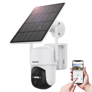 Cameră WiFi Choetech cu aplicație de control Android/iOS + panou solar de 5W