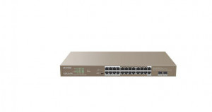 IP-COM24PORT GIGABIT ETHERNET SWITCH POE