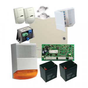 Kit alarma la efractie DSC cu sirena exterioara