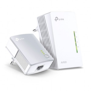 Kit Powerline AV600, Wi-Fi 4, N600 2.4GHz, 2+1 x RJ45 10/100 Mbps - TP-Link TL-WPA4220KIT