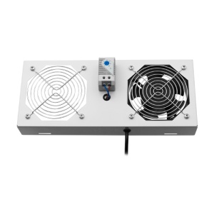 Modul 1 ventilator pentru rack SBW/EXIP55 19', cu termostat, RAL 7035 - ASYTECH Networking ASY-FAN-EXIP55-THM-1F